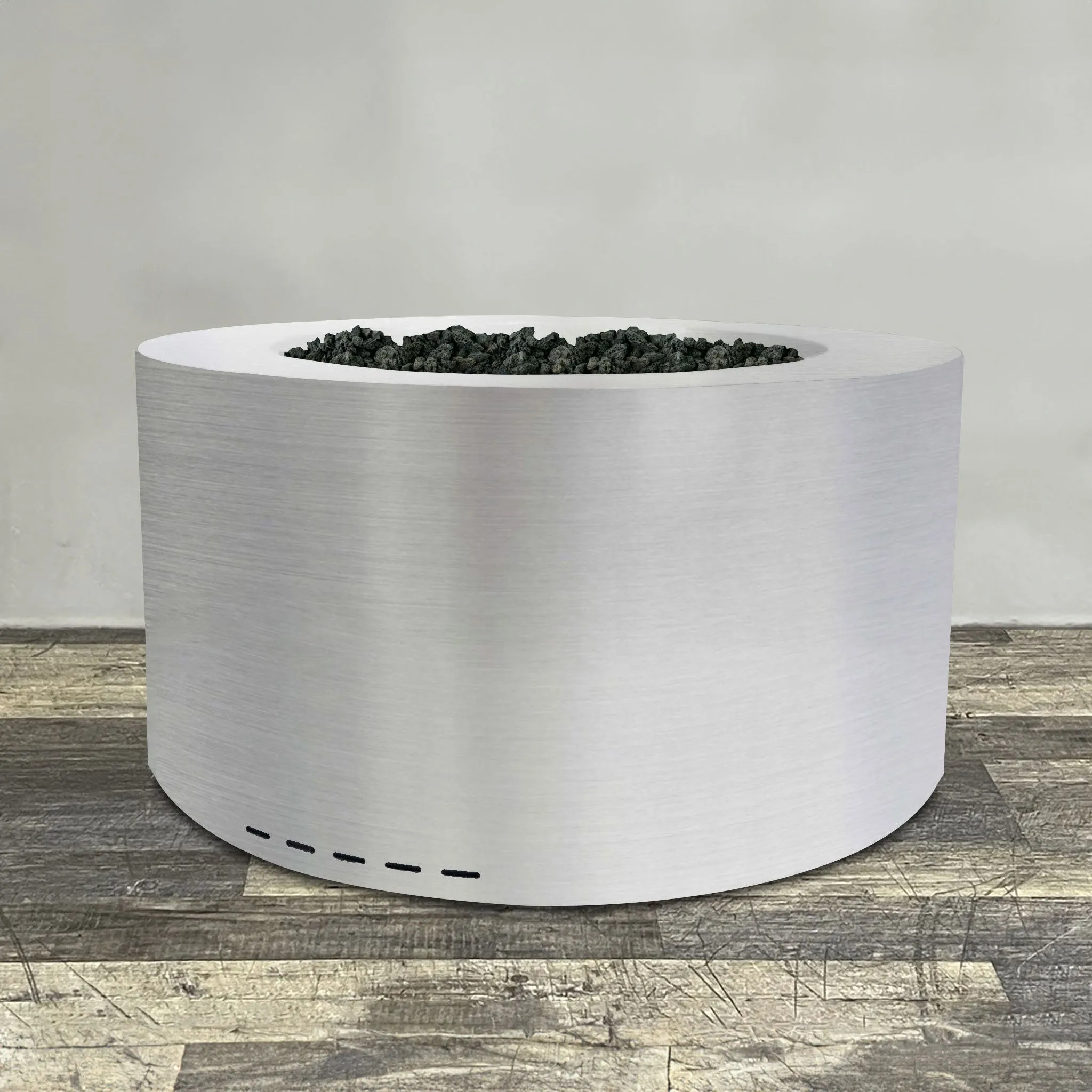 Starfire Designs Metal Gravity 45" Round Stainless Steel Gas Fire Pit
