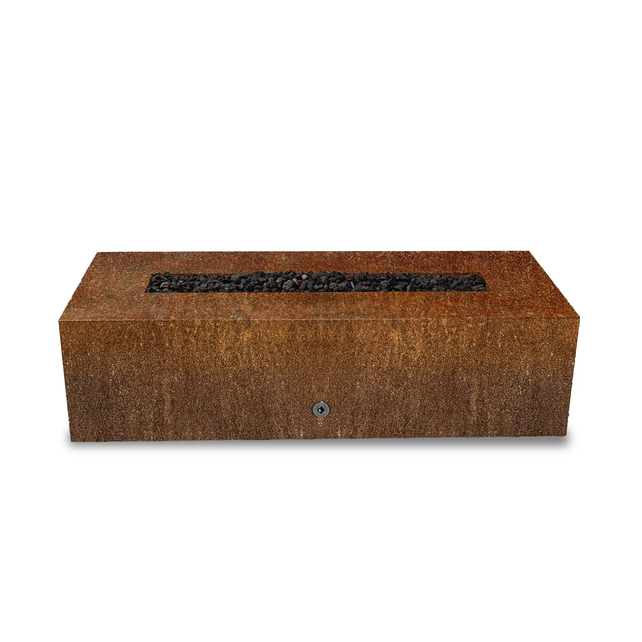 Starfire Designs Metal Gravity 60" x 24" Linear Corten Steel Gas Fire Pit