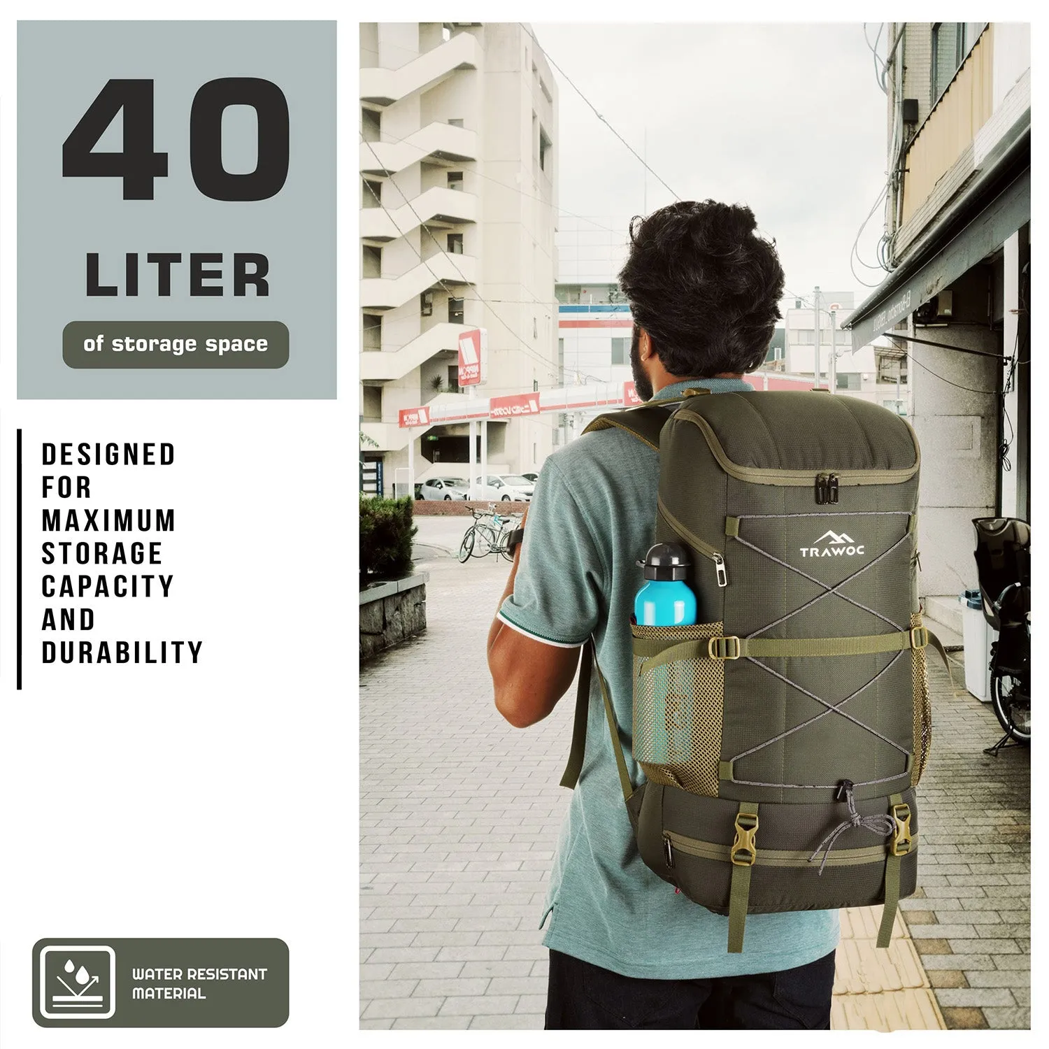 STEALTH-40 RUCKSACK-HUNTER-GREEN