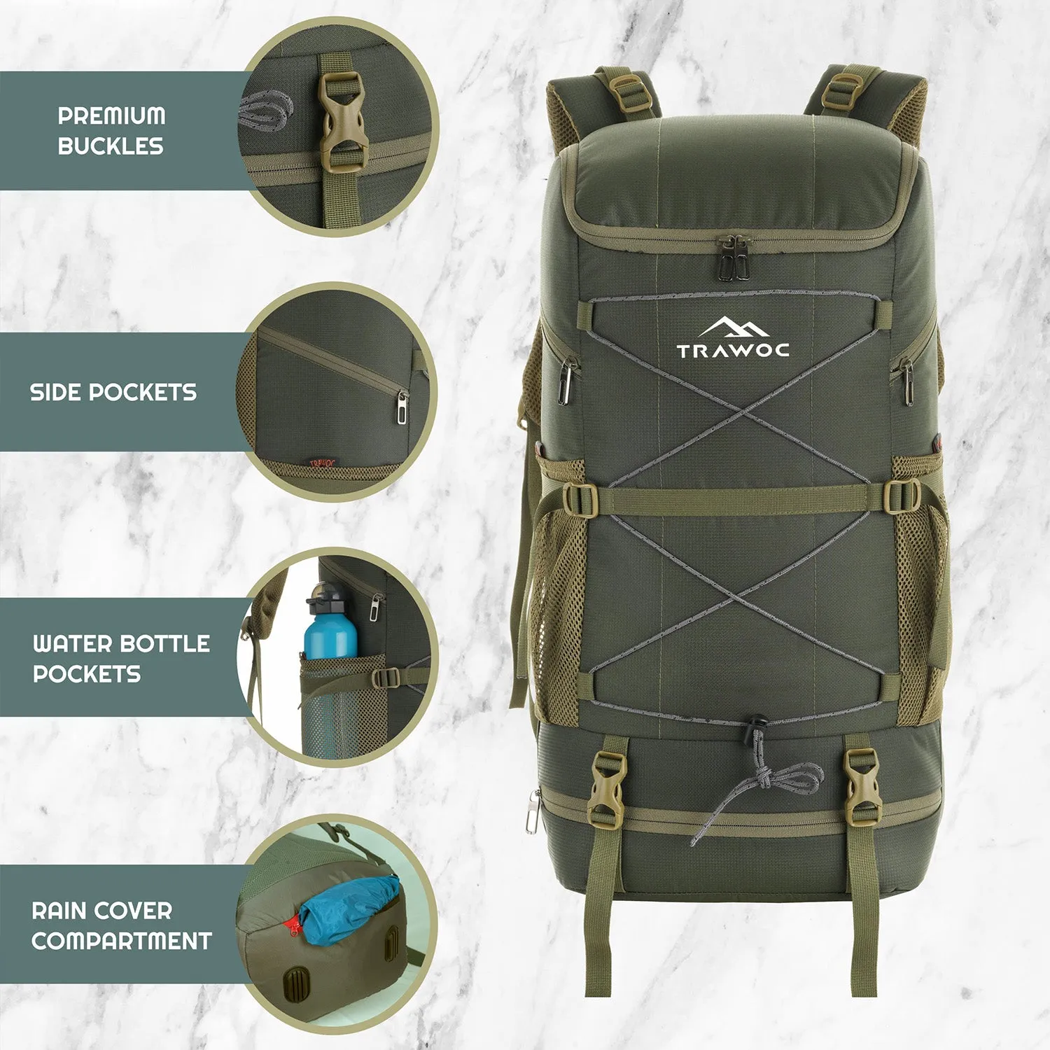 STEALTH-40 RUCKSACK-HUNTER-GREEN