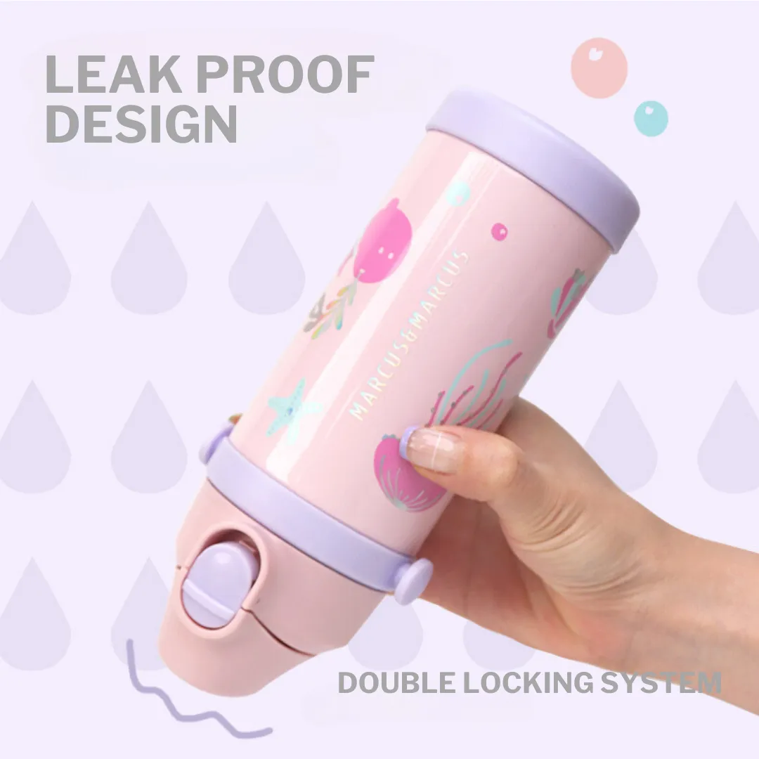 Straw & Spout Insulated Water Bottle (350ml)