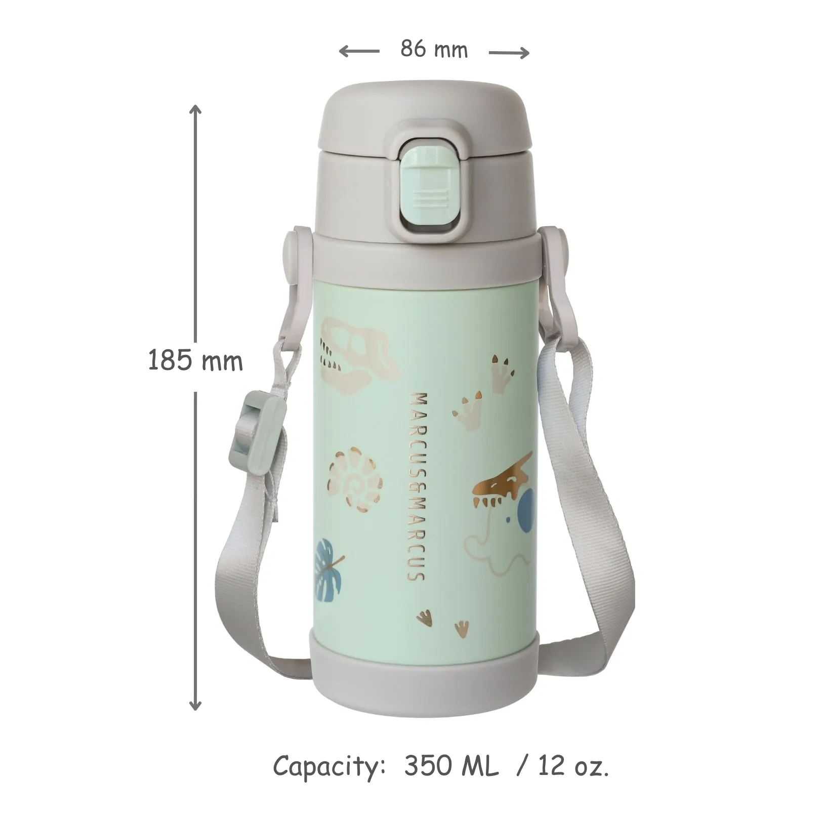 Straw & Spout Insulated Water Bottle (350ml)