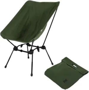 Sugoi Chair - A Portable Camping and Backpacking Chair - Adjustable to The Ideal Height and Seating - Angle for Any Outdoor Activity - Olive