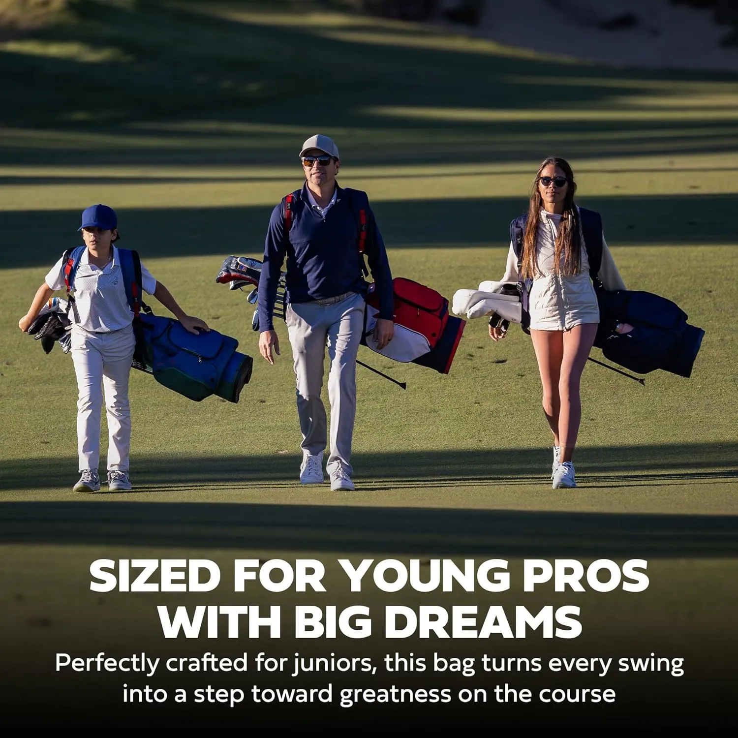 Sun Mountain 2025 Phenom Stand Bag - Durable Golf Bag with Six Pockets for Ample Storage - Features an Ergonomic EZ-Fit Dual Strap System and a Matching Rain Hood