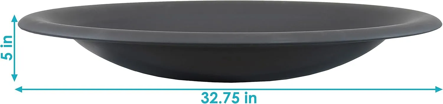 Sunnydaze Outdoor Fire Pit Bowl Replacement Insert for DIY Ring or Existing Stand - Wood-Burning Fire Bowl for Outside - 32-Inch