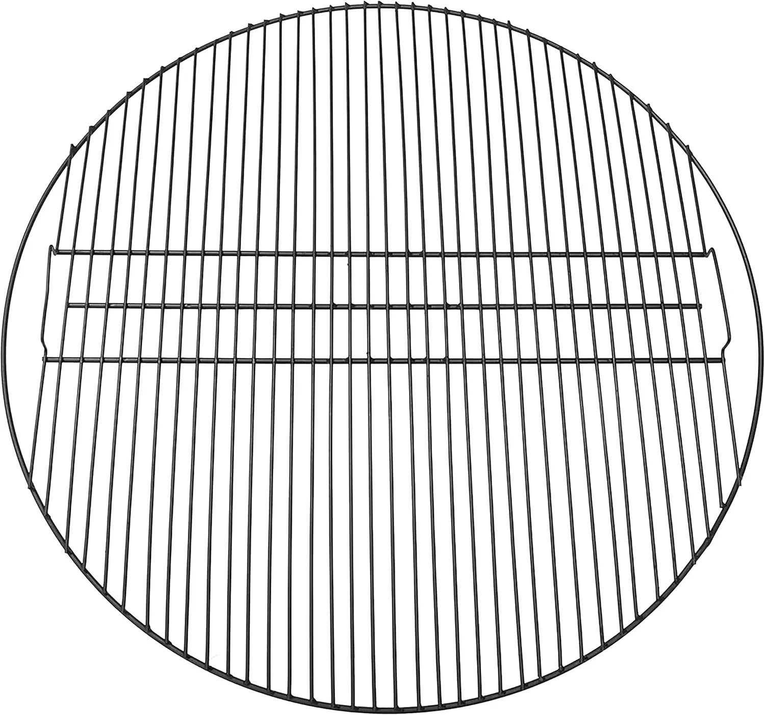 Sunnydaze Round Outdoor Fire Pit Cooking Grate - Heavy-Duty Black Steel Grilling Rack - 40-Inch