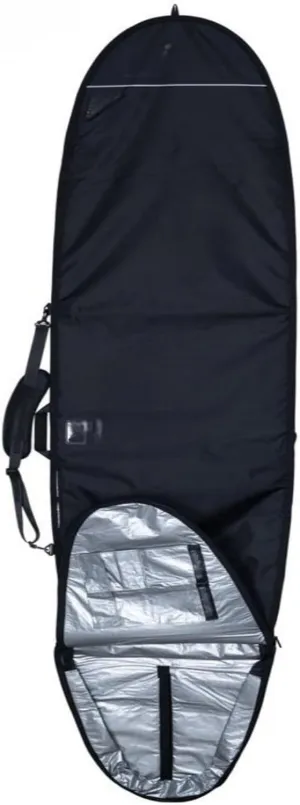 Surfboard Sock Cover 9-9.6ft Longboard Surfboard Bag Water-Resistant Protective Cover With Adjustable Backpack Straps Padded Lining Saltwater Proof Beach Travel for Longboard, Hybrid, Shortboard
