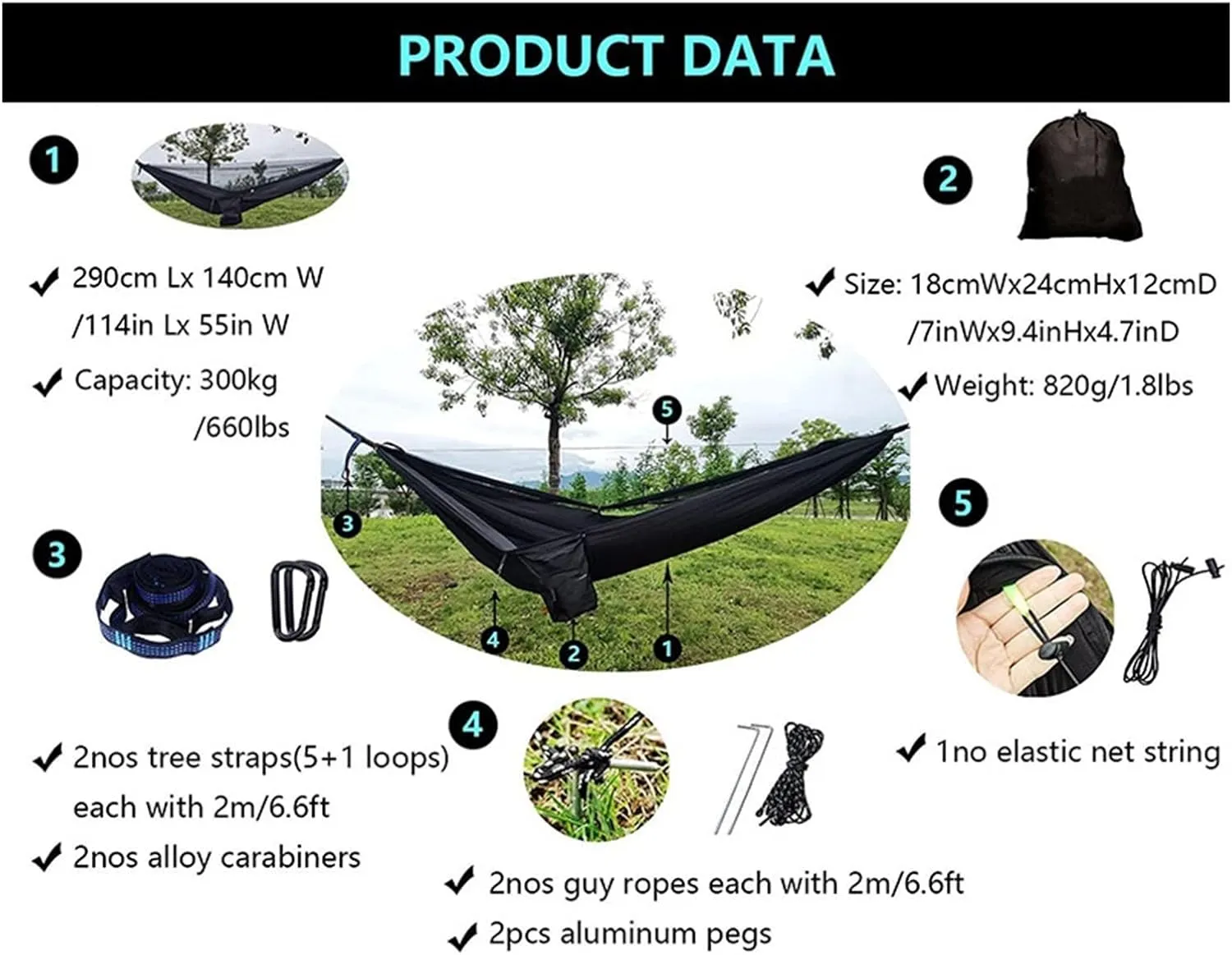 Swing Set Camping Hammock, Rainfly Travel Hammock, Net Hammock, Tent, Outdoor Hiking Backpack, Travel Camping Accessories Swing Seat (Color : Green and Green)
