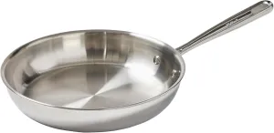 T-Fal Pro Tri-Ply Stainless Steel Fry Pan 10 Inch, Induction Compatible, Oven Safe 500F, Fast & Even Heat, Professional Quality & Durability, Frying Pan, Skillet, Cookware, Dishwasher Safe, Silver