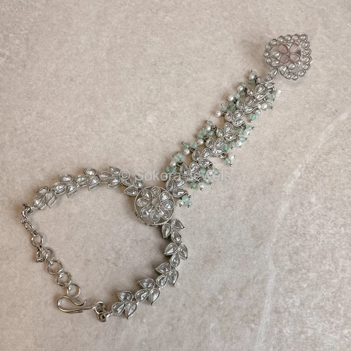 Taara Silver Hand Harness - Pastels