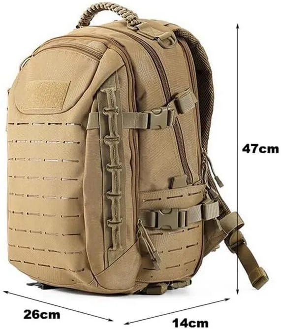 Tactical Backpack Military Molle Hiking 25-40L Tactical hiking bag camouflage travel bag black
