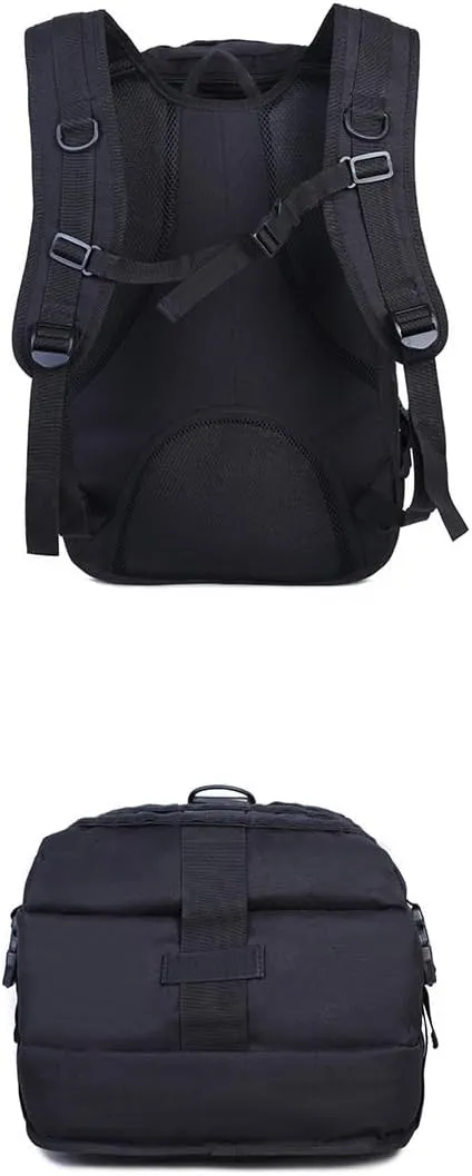 Tactical Backpack Military Molle Hiking 40L Outdoor camouflage travel camping tactical black