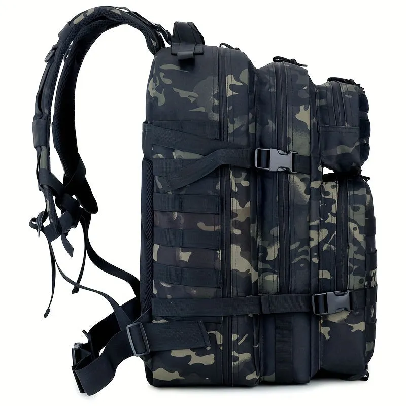 Tactical Backpack | Rucksack with Geometric Camouflage