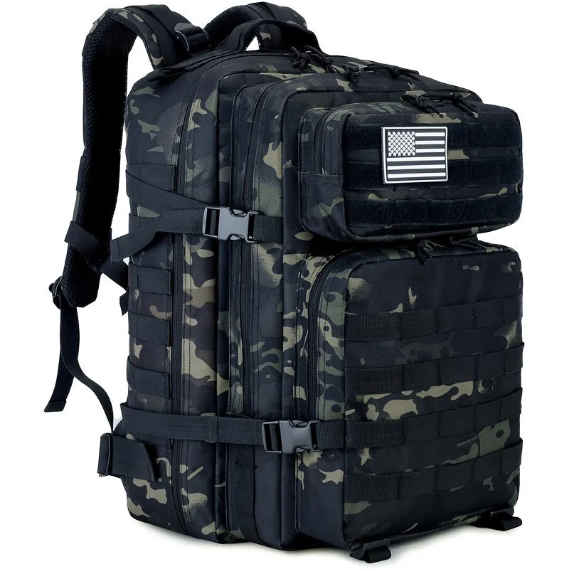 Tactical Backpack | Rucksack with Geometric Camouflage