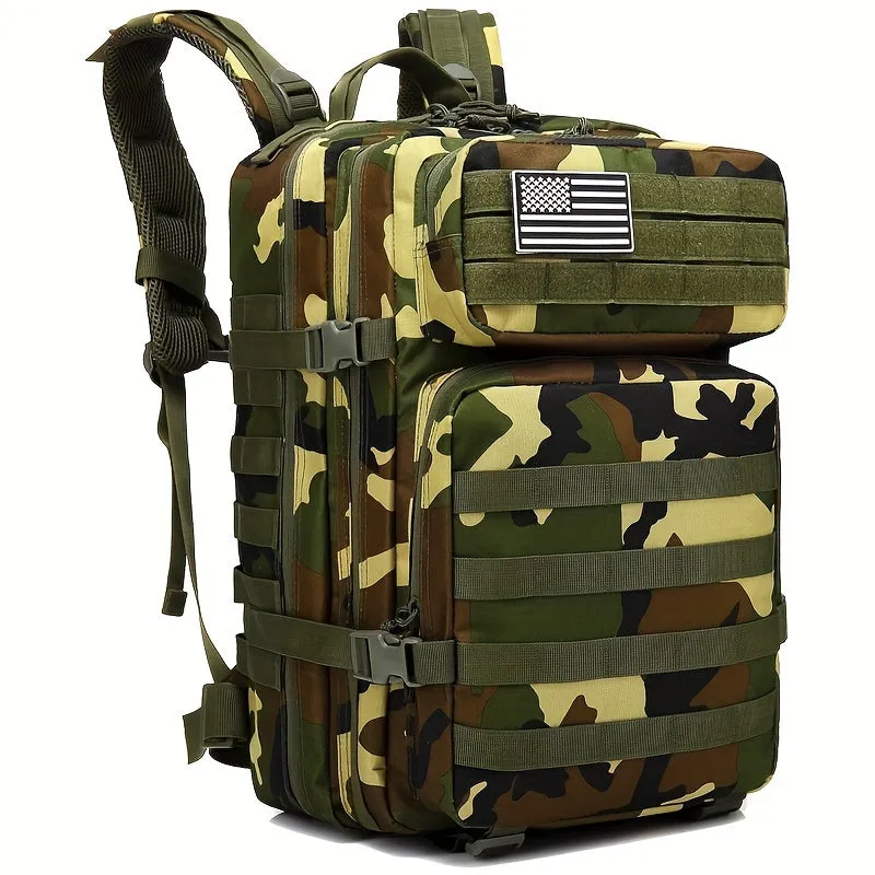 Tactical Backpack | Rucksack with Geometric Camouflage
