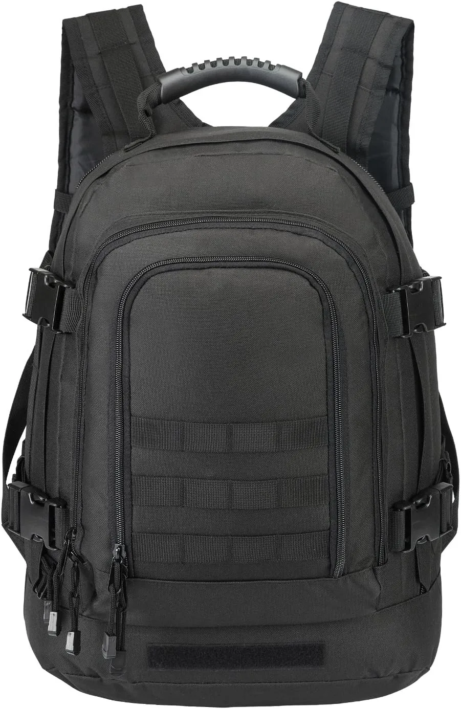 Tactical Backpacks Assault Pack 3 Day Bag Expandable Backpack Out Bag Classic Case Travel Hiking (Black, with Belt)