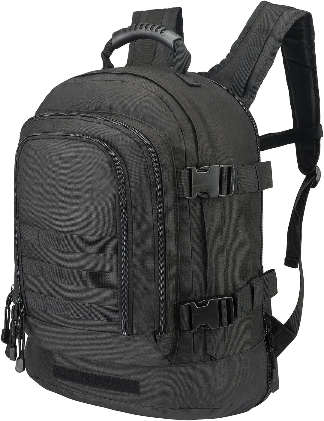 Tactical Backpacks Assault Pack 3 Day Bag Expandable Backpack Out Bag Classic Case Travel Hiking (Black, with Belt)
