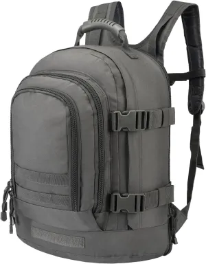 Tactical Backpacks Assault Pack 3 Day Bag Expandable Backpack Out Bag Classic Case Travel Hiking(Gray, Not with Belt)