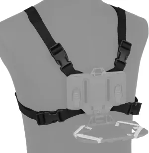 Tactical Phone Carrier Bracket Fixing Strap,Smartphone Holster Chest Cellphone Mount Folded Navigation Board Holder