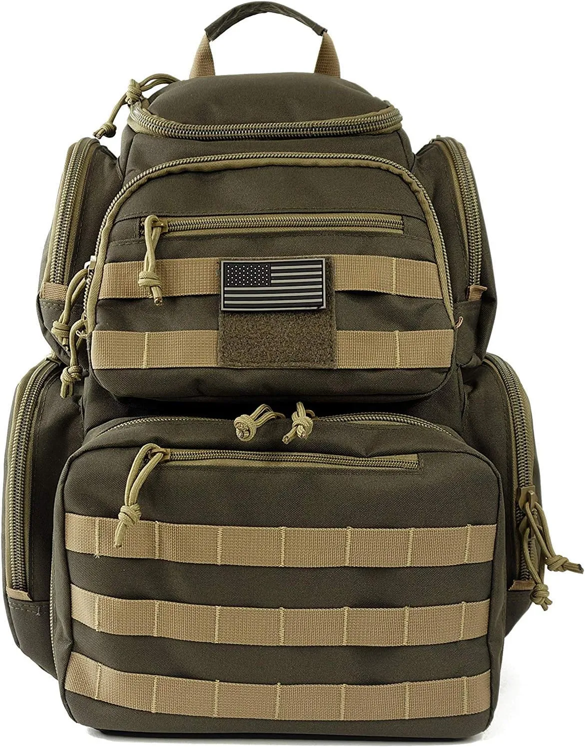 Tactical Shooting Range Backpack for Pistols HandgunsHeavy Duty Quality Gun Carrier Range Bag