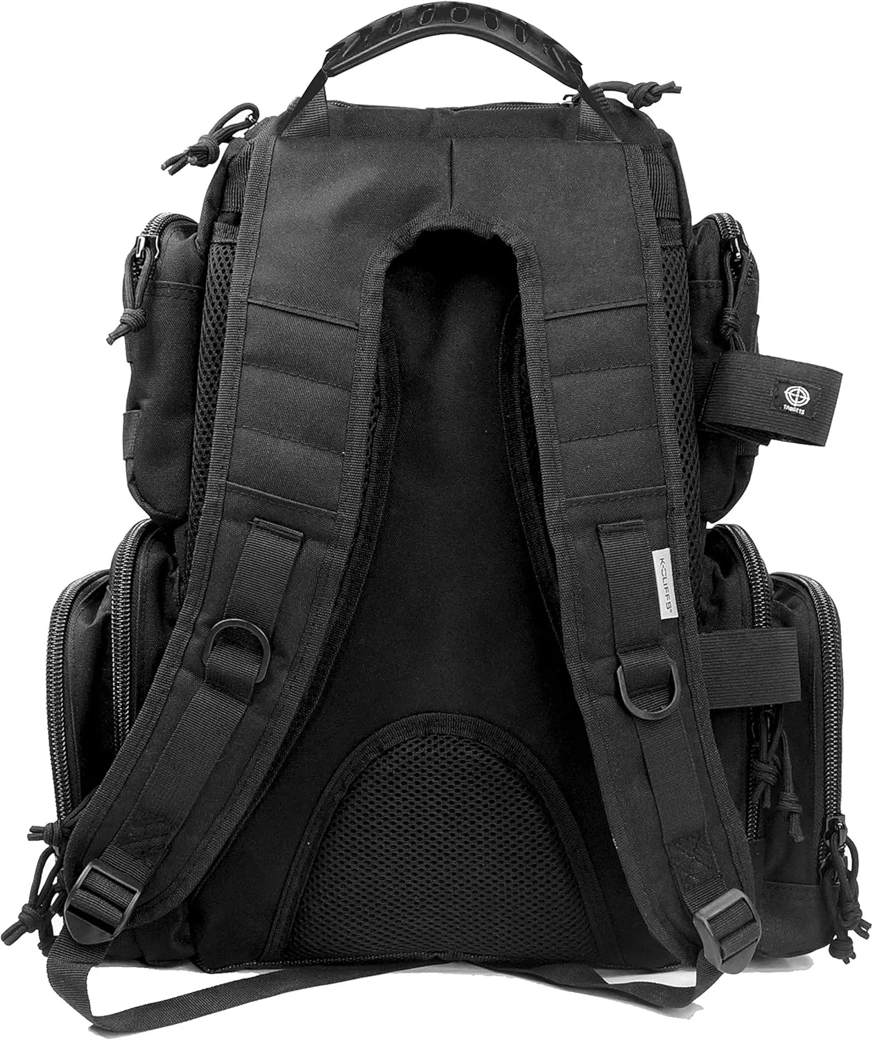 Tactical Shooting Range Backpack for Pistols HandgunsHeavy Duty Quality Gun Carrier Range Bag