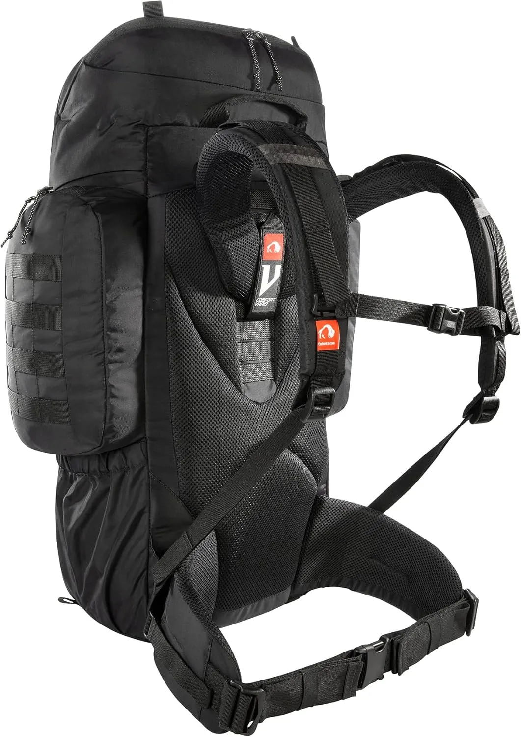 Tatonka Trekking Backpack for Teenagers and Petite People, Black, 45 L