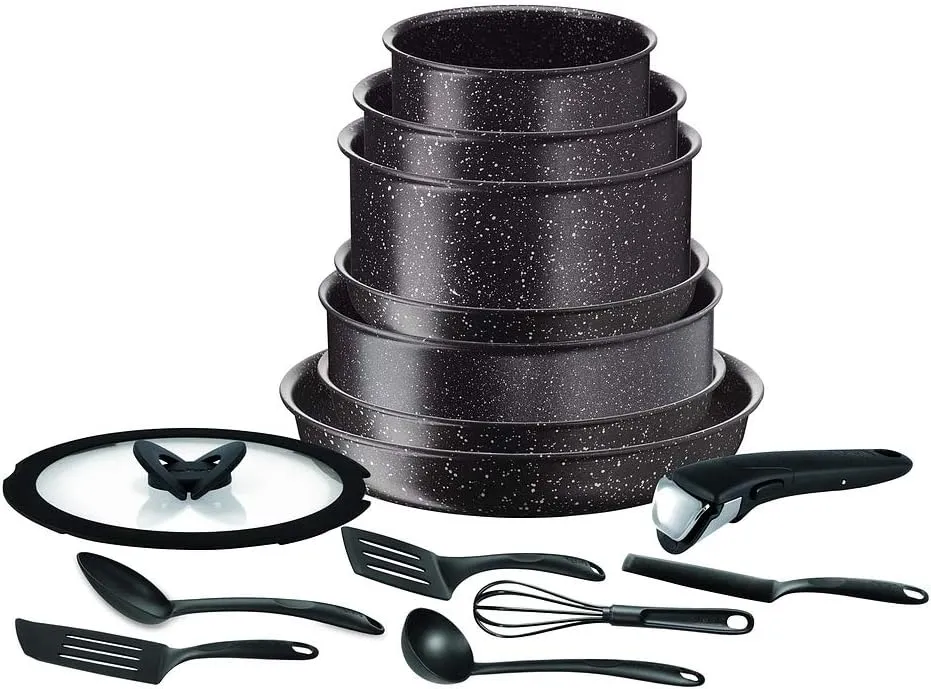 Tefal Cookware Set, Brown