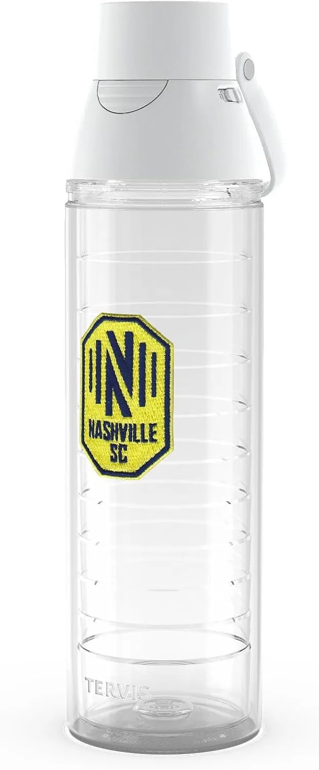Tervis Venture Lite MLS Nashville SC - Primary Logo Made in USA Double Walled Insulated Tumbler Travel Cup Keeps Drinks Cold & Hot, 24oz Water Bottle, Classic