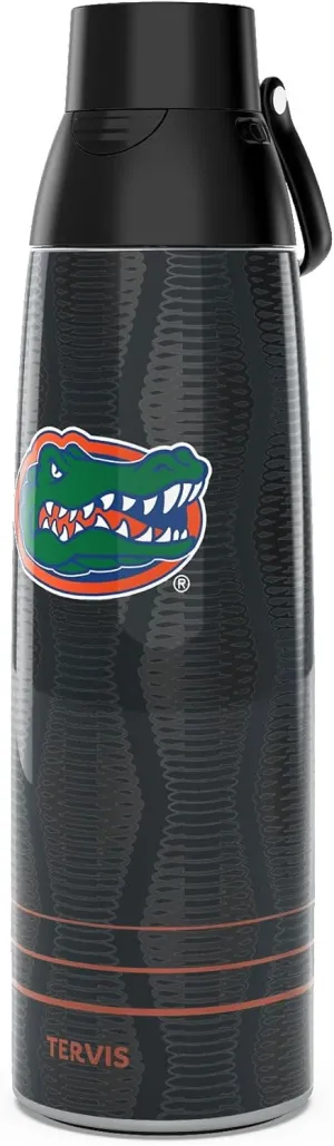 Tervis Venture Water Bottle Florida Gators - Full Speed Triple Walled Insulated Tumbler Travel Cup Keeps Drinks Cold & Hot, 36oz, Stainless Steel