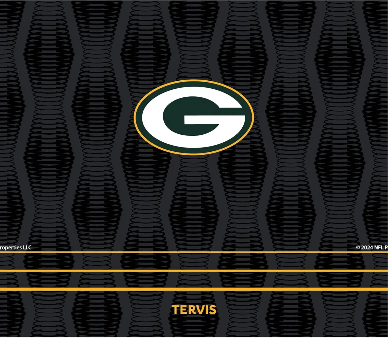 Tervis Venture Water Bottle NFL® Green Bay Packers - Full Speed Triple Walled Insulated Tumbler Travel Cup Keeps Drinks Cold & Hot, 26oz, Stainless Steel