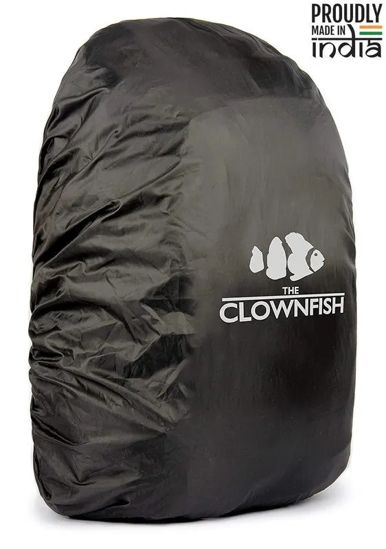 The Clownfish Rain Fighter Black Backpack Rain Cover