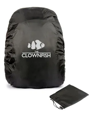 The Clownfish Rain Fighter Black Backpack Rain Cover