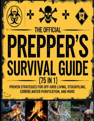 THE OFFICIAL PREPPER’S SURVIVAL GUIDE: [75 IN 1] PROVEN STRATEGIES FOR OFF-GRID LIVING, STOCKPILING, CANNING, WATER PURIFICATION, AND MORE (WILDERNESS SURVIVAL MASTERY) Paperback – March 14, 2025
