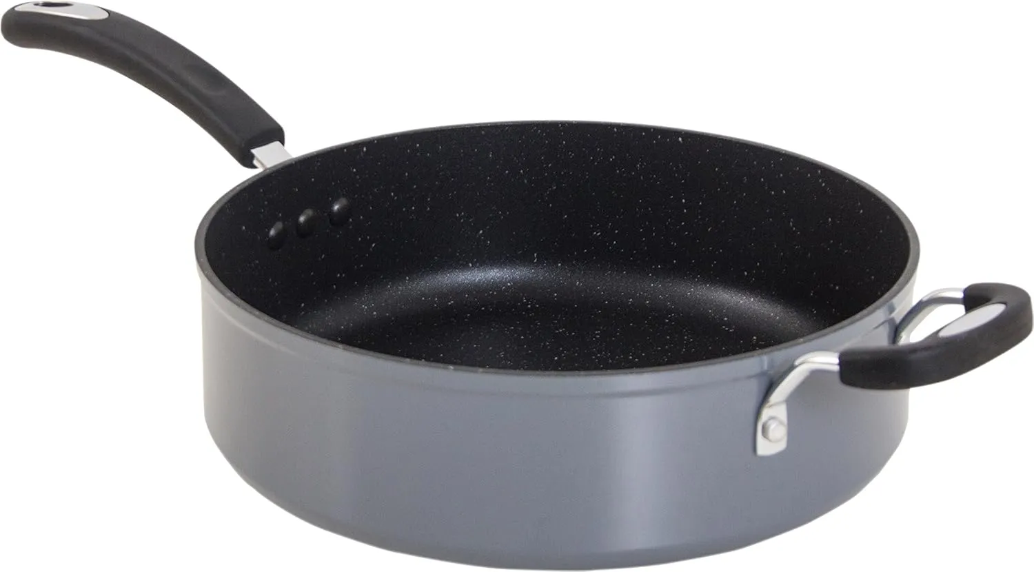 The Stone Earth All-In-One Sauce Pan by Ozeri -- 100% APEO, GenX, PFBS, PFOS, PFOA, NMP and NEP-Free German-Made Coating