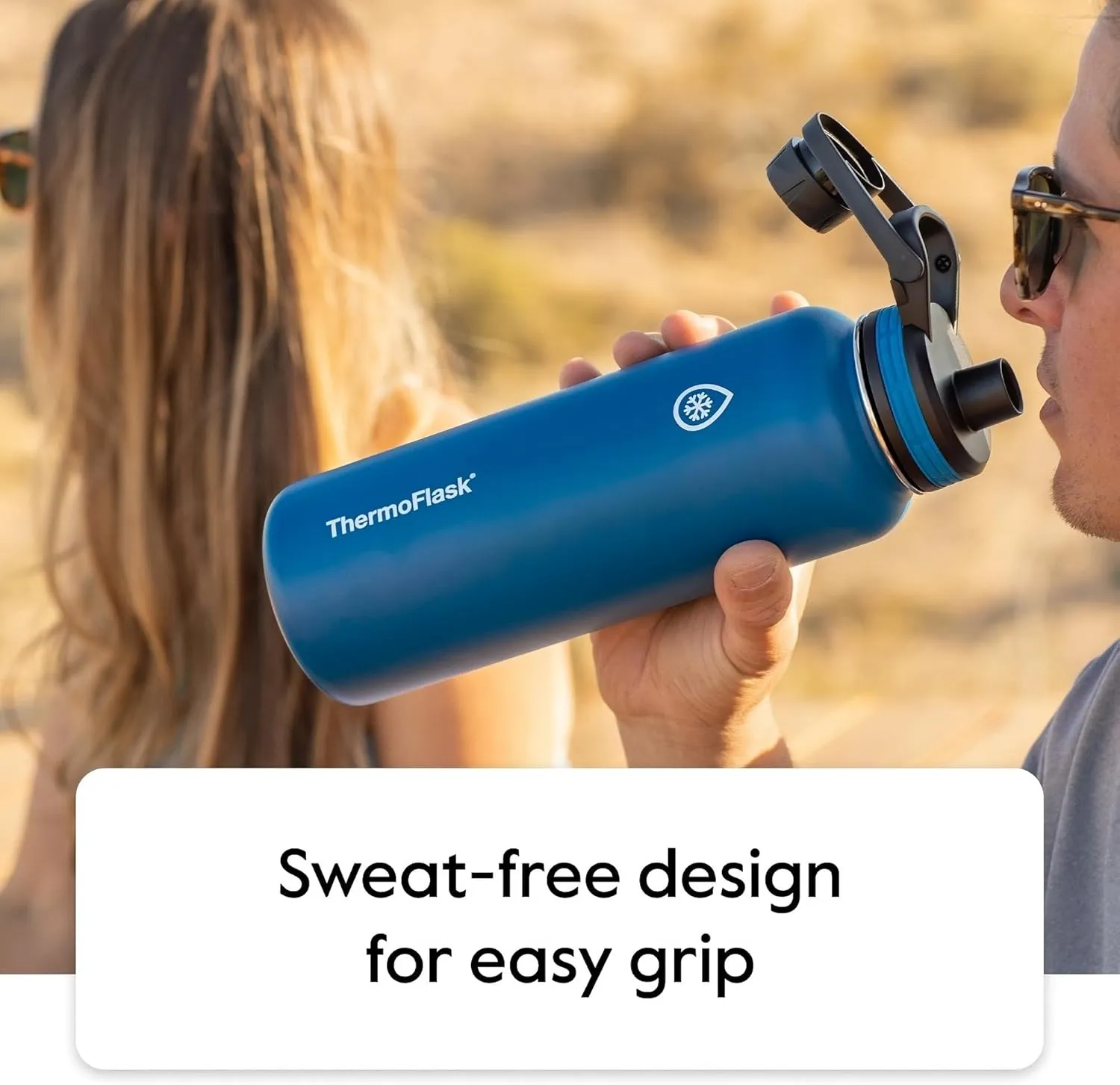 ThermoFlask 18 oz Double Wall Vacuum Insulated Stainless Steel Water Bottle with Spout and Straw Lids, Plum