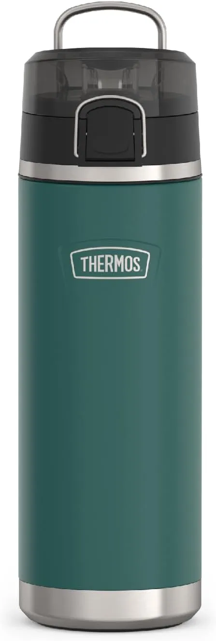 THERMOS ICON SERIES, Stainless Steel Water Bottle with Spout - 24 Ounce, Spruce - Vacuum Insulated Water Bottle with Lid