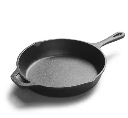 Thick Cast Iron Skillet for Cooking