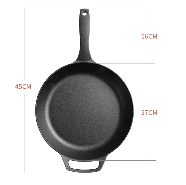 Thick Cast Iron Skillet for Cooking