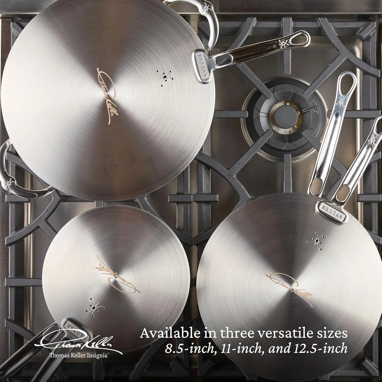 Thomas Keller Insignia by Hestan - Stainless Steel 12.5" Universal Lid