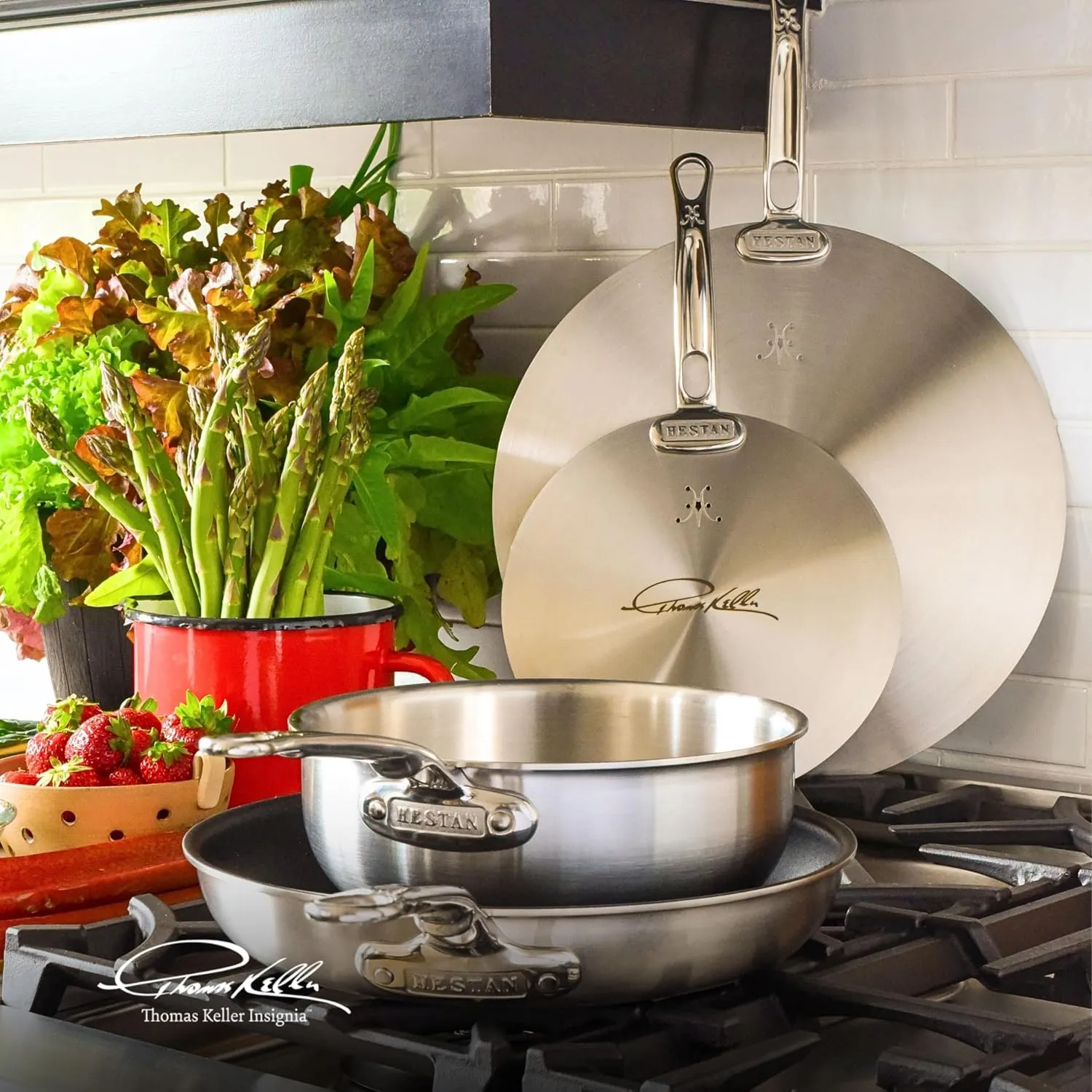 Thomas Keller Insignia by Hestan - Stainless Steel 12.5" Universal Lid