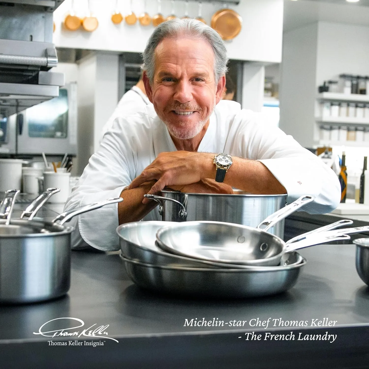 Thomas Keller Insignia by Hestan - Stainless Steel 12.5" Universal Lid
