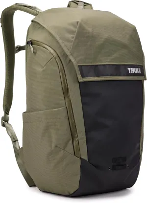 Thule Paramount Bike Commuter Backpack - 28L Capacity - Adjustable fit - 16" Padded Laptop Sleeve and 11" Tablet Pocket - Helmet Attachment - Accessible Side Phone Pocket - Taillight Loop