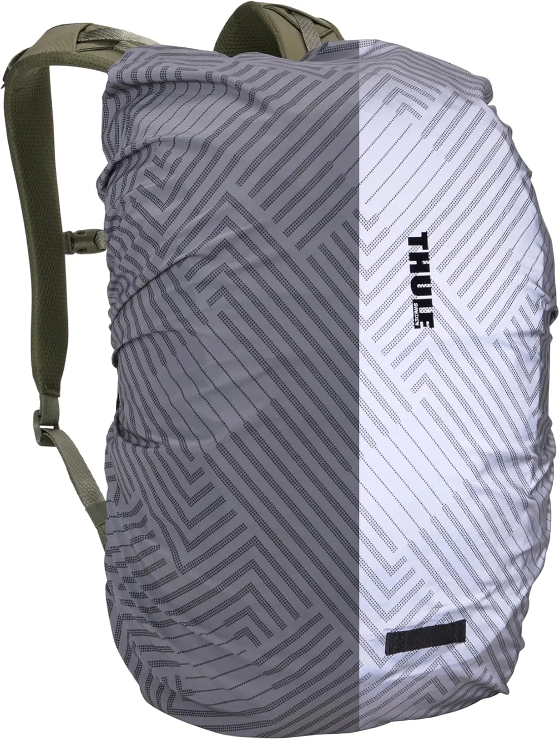 Thule Paramount Bike Commuter Backpack - 28L Capacity - Adjustable fit - 16" Padded Laptop Sleeve and 11" Tablet Pocket - Helmet Attachment - Accessible Side Phone Pocket - Taillight Loop