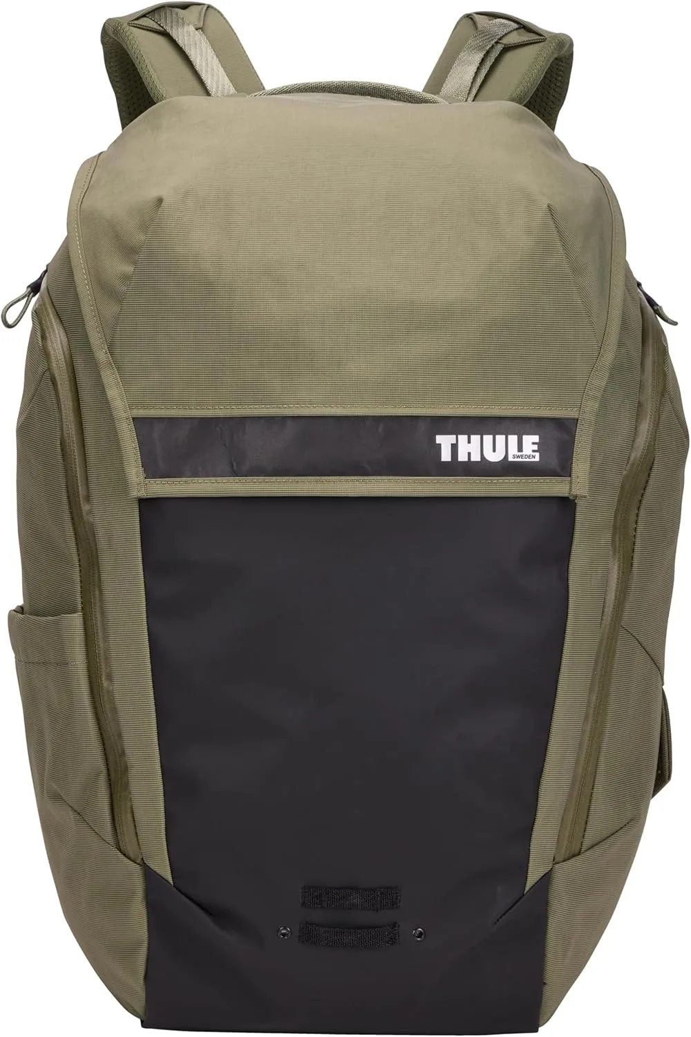 Thule Paramount Bike Commuter Backpack - 28L Capacity - Adjustable fit - 16" Padded Laptop Sleeve and 11" Tablet Pocket - Helmet Attachment - Accessible Side Phone Pocket - Taillight Loop