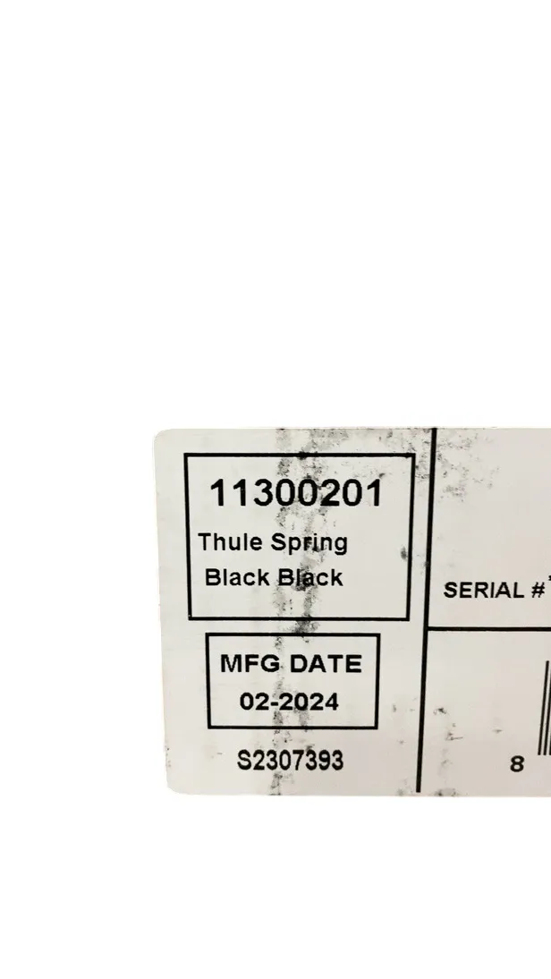 Thule Spring Stroller, 2024, Black, Midnight Black