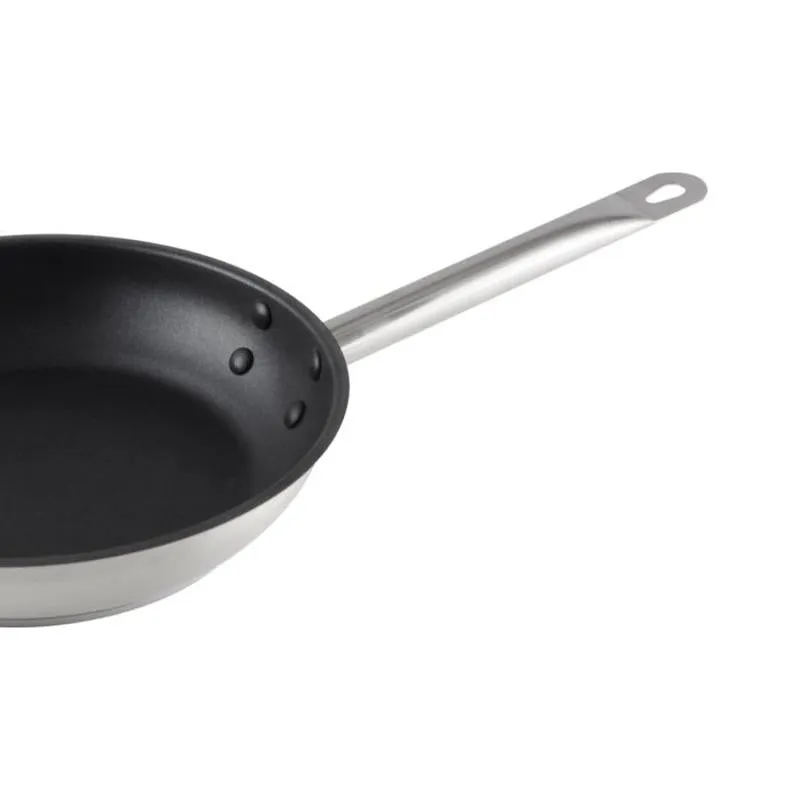 Thundergroup 8" 18/8 STAINLESS STEEL FRY PAN QUANTUM II