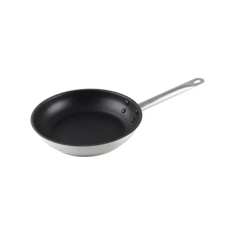 Thundergroup 8" 18/8 STAINLESS STEEL FRY PAN QUANTUM II