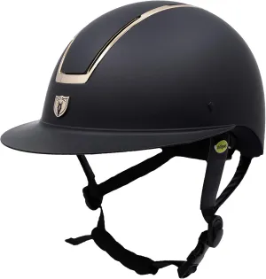 Tipperary Equestrian Horse Riding Helmet - Windsor - English Style Protective Horseback Riding Apparel - Customizable Fit and Cooling Ventilation - Rose Gold - M