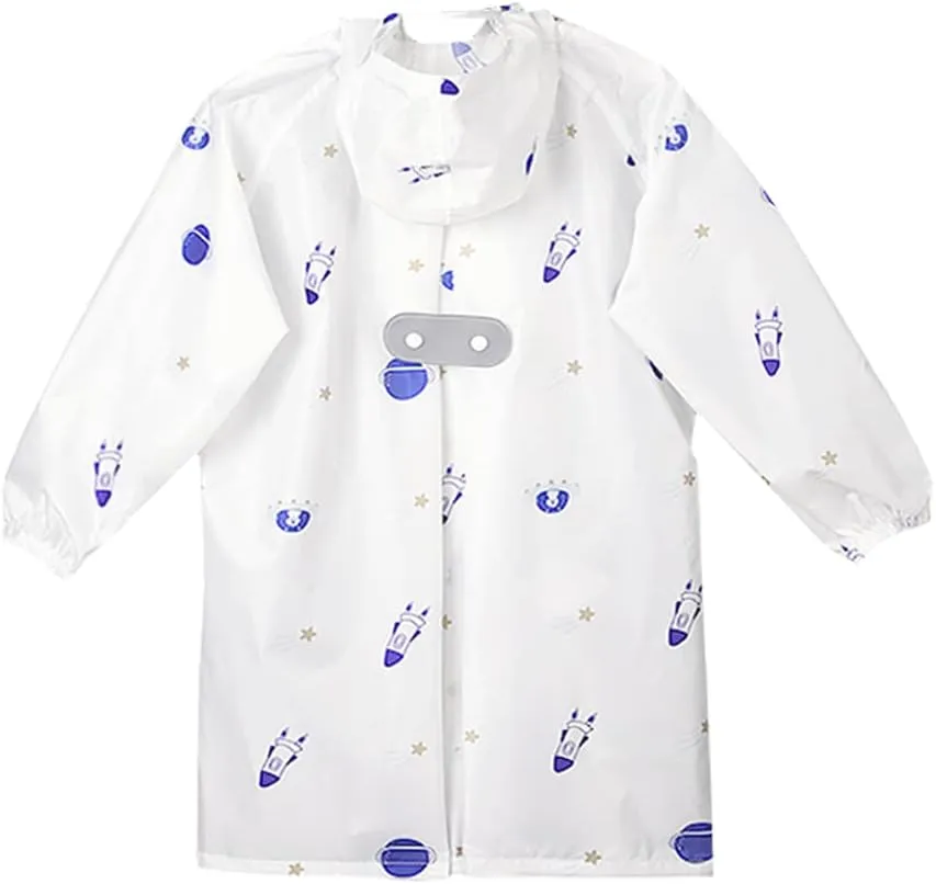 Toddler Kids Raincoat Boys Girls Rain Jacket Lightweight Rain Poncho Waterproof Outwear Rainwear
