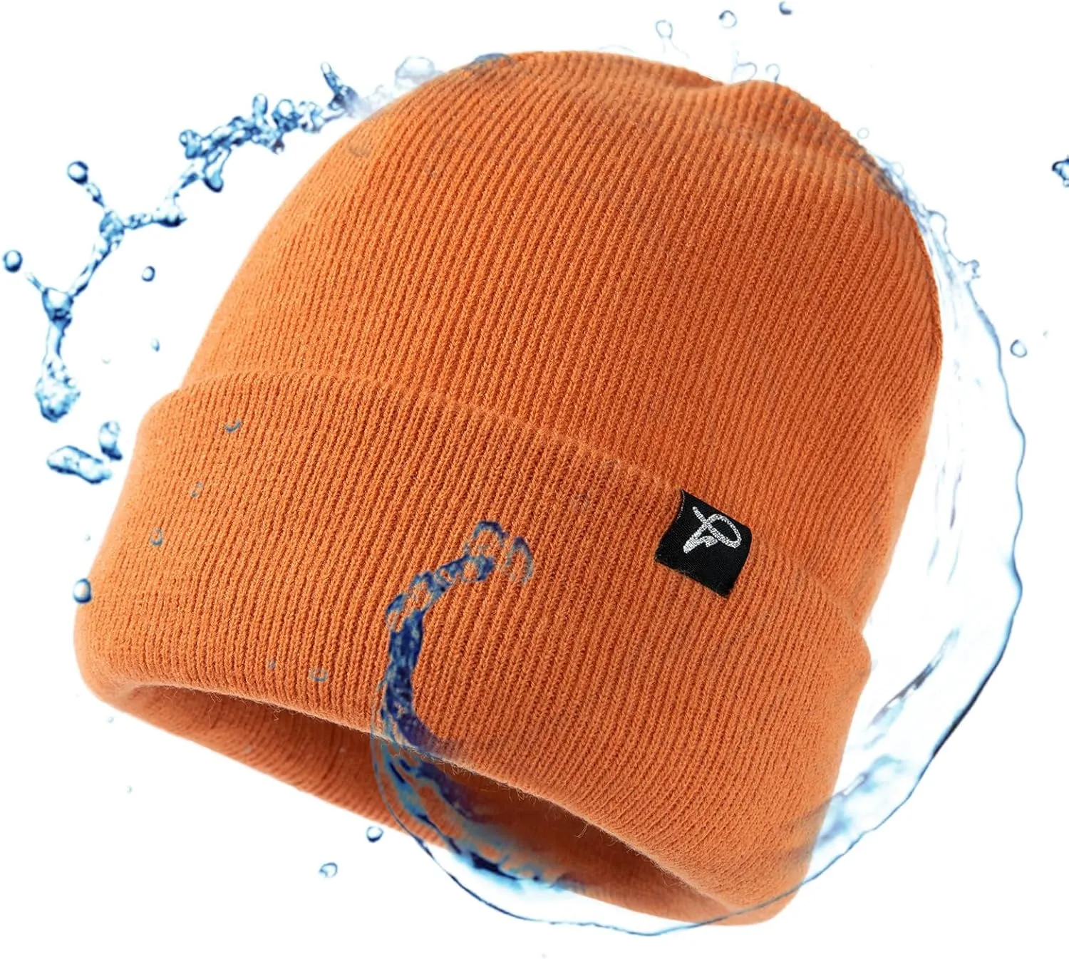TOP-EX Oversized L/XL/XXL Waterproof Beanie Fleece Lined Hat for All-Weather Winter Warm Men Women Unisex